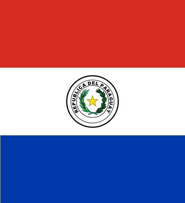 Vlajka štátu Paraguaj