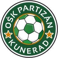 Logo zväzu Obecný športový klub Partizán Kunerad