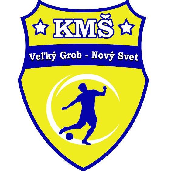 Logo zväzu KLUB MALÝCH ŠPORTOVCOV VEĽKÝ GROB - NOVÝ SVET