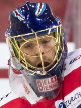 Jonas Hiller na MS v hokeji 2017