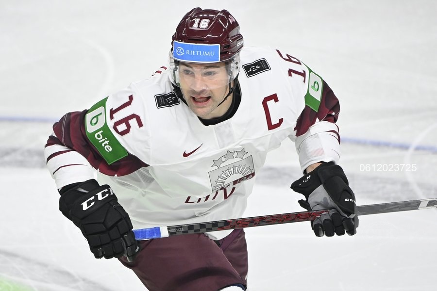 Kaspars Daugavinš na MS v hokeji 2023