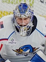 Joel Hofer na MS v hokeji 2023