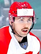 Patryk Krežolek na MS v hokeji 2024